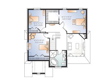 2nd Floor Plan, 027H-0260