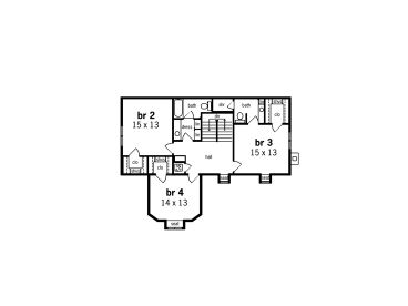 2nd Floor Plan, 021H-0174