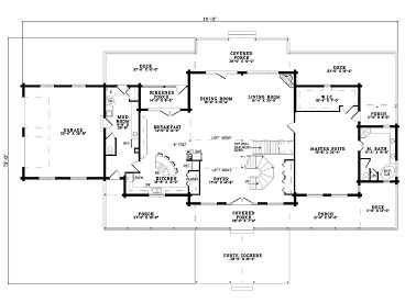 1st Floor Plan, 025L-0039