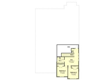 2nd Floor Plan, 079H-0030