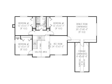 2nd Floor Plan, 044H-0041