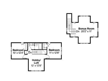 2nd Floor Plan, 051H-0097