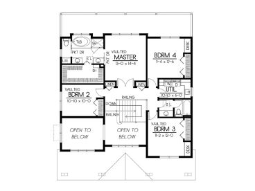 2nd Floor Plan, 026H-0110