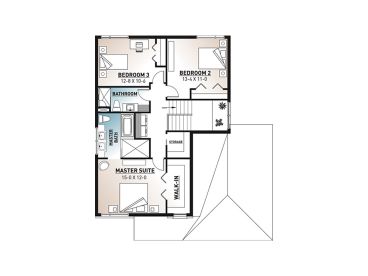 2nd Floor Plan, 027H-0500
