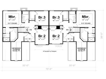 2nd Floor Plan, 031M-0098