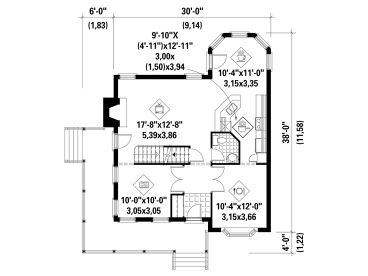 1st Floor Plan, 072H-0120