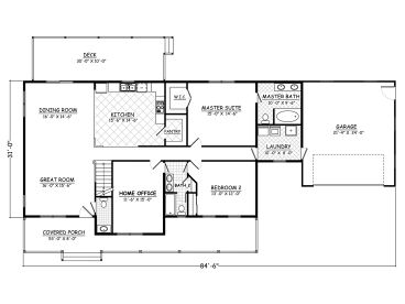 1st Floor Plan, 078H-0057