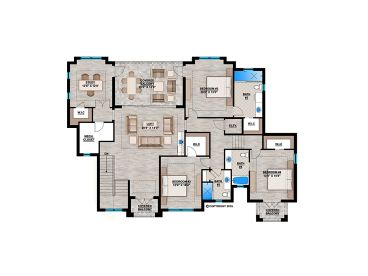 2nd Floor Plan, 069H-0080