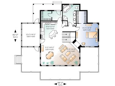 1st Floor Plan, 027H-0104