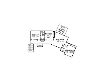 2nd Floor Plan, 051H-0381