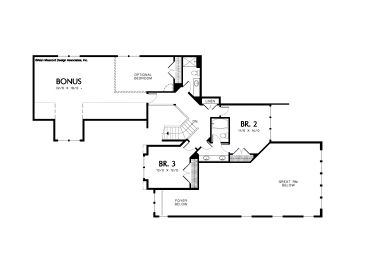 2nd Floor Plan, 034H-0119