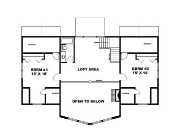 2nd Floor Plan, 012H-0305