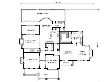 1st Floor Plan, 008H-0006