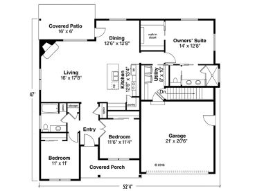 Opt. Floor Plan, 051H-0251