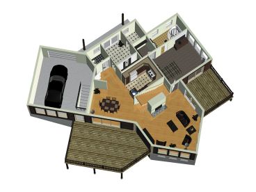1st Floor Plan, 072H-0013