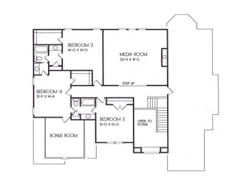 2nd Floor Plan, 045H-0034