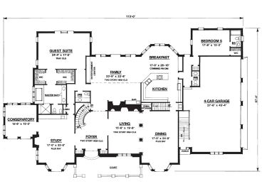 1st Floor Plan, 031H-0338
