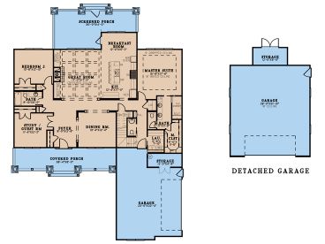 1st Floor Plan, 074H-0245