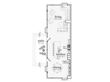 1st Floor Plan, 052H-0001