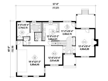 1st Floor Plan, 072H-0130