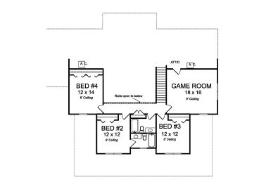 2nd Floor Plan, 059H-0255