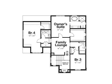 2nd Floor Plan, 031H-0292