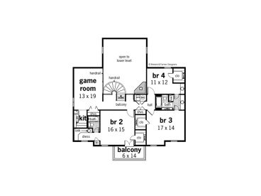 2nd Floor Plan, 021H-0183