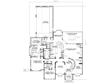 1st Floor Plan, 025H-0128