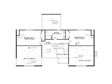 2nd Floor Plan, 025L-0052