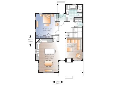 1st Floor Plan, 027H-0357