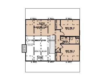 2nd Floor Plan, 074H-0193
