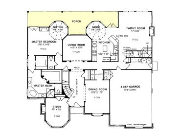 1st Floor Plan, 059H-0032