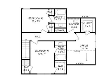 2nd Floor Plan, 062H-0189