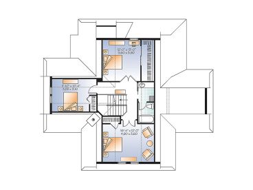 2nd Floor Plan, 027H-0453