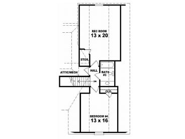 2nd Floor Plan, 006H-0070