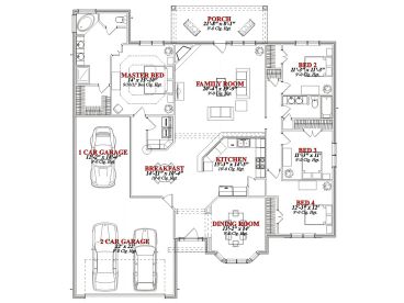 Floor Plan, 073H-0131