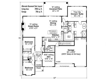 Opt. Floor Plan, 051H-0369