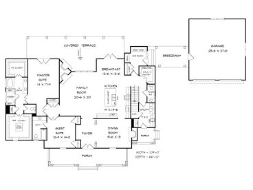 1st Floor Plan, 019H-0185