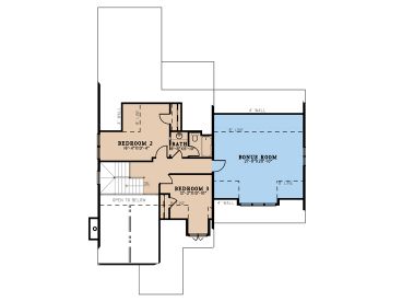 2nd Floor Plan, 074H-0247
