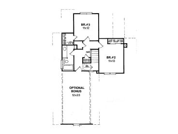2nd Floor Plan, 030H-0043