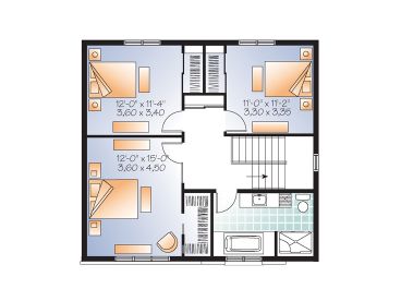 2nd Floor Plan, 027H-00387