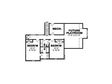 2nd Floor Plan, 011H-0039