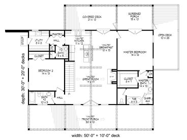 Floor Plan, 062H-0266