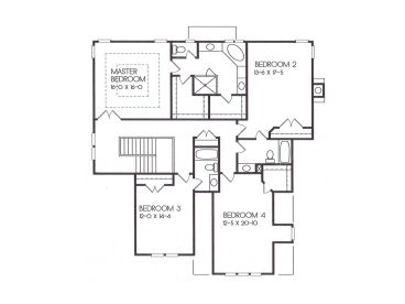 2nd Floor Plan, 045H-0032