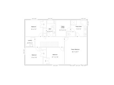 2nd Floor Plan, 065H-0026