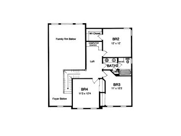 2nd Floor Plan, 014H-0064