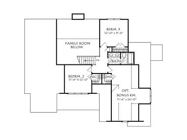 2nd Floor Plan, 086H-0057