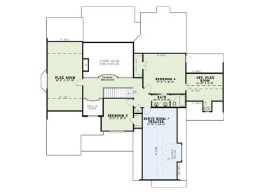 2nd Floor Plan, 025H-0223