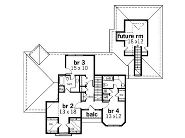 2nd Floor Plan, 021H-0159