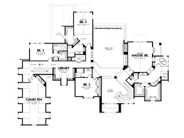 2nd Floor Plan, 034H-0048
